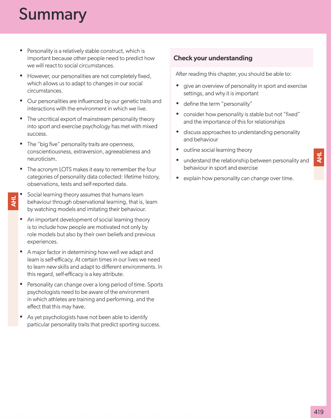 Summary Page C.1.1
